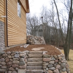 Hardscaping services in Mequon include retaining wall installation